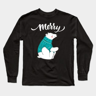 Funny Matching Christmas Sweater. Matching Sweaters For Couples. Long Sleeve T-Shirt